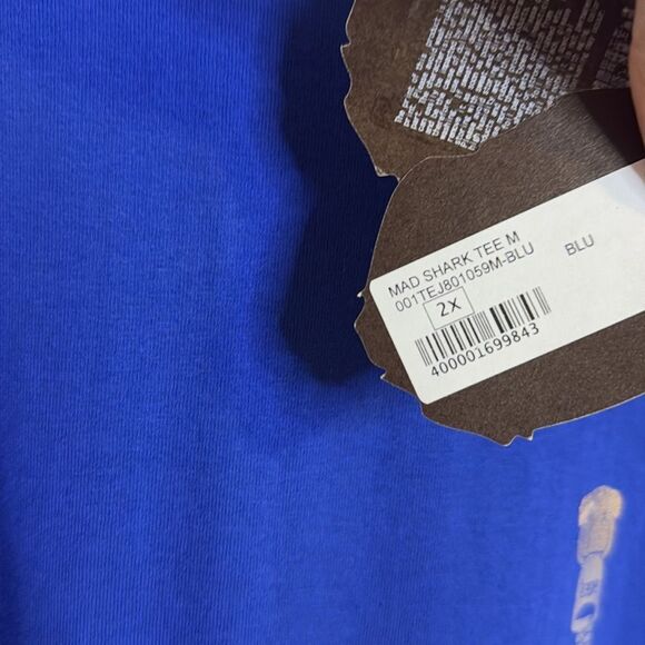NWT- BAPE -Shark Tee- Dark Blue- Size XXL - Picture 6 of 13